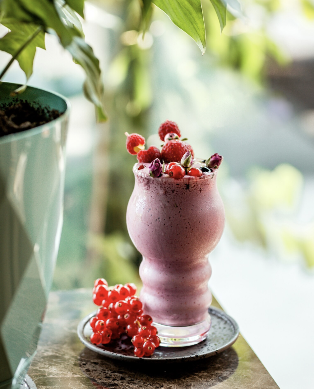 Organik Meyveli Milkshake
